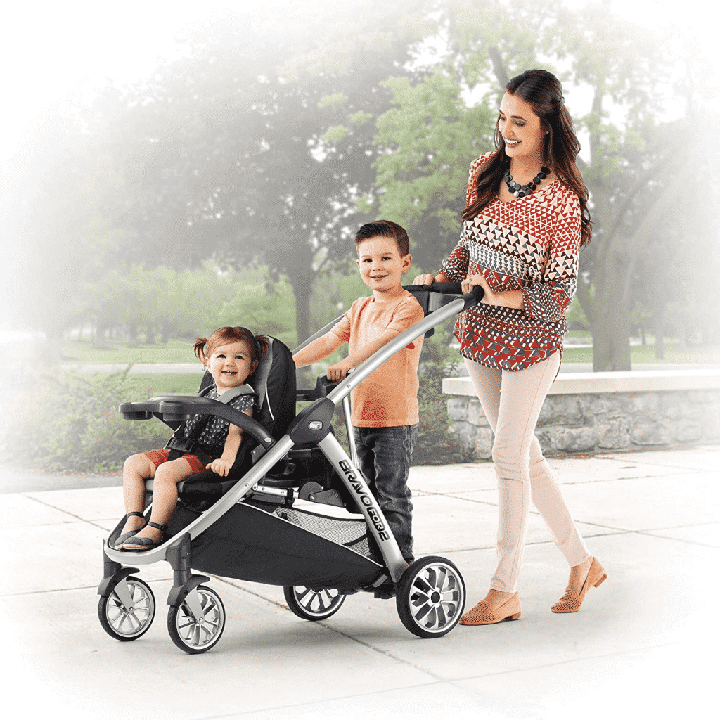 Chicco BravoFor2 Standing-Sitting Double Stroller