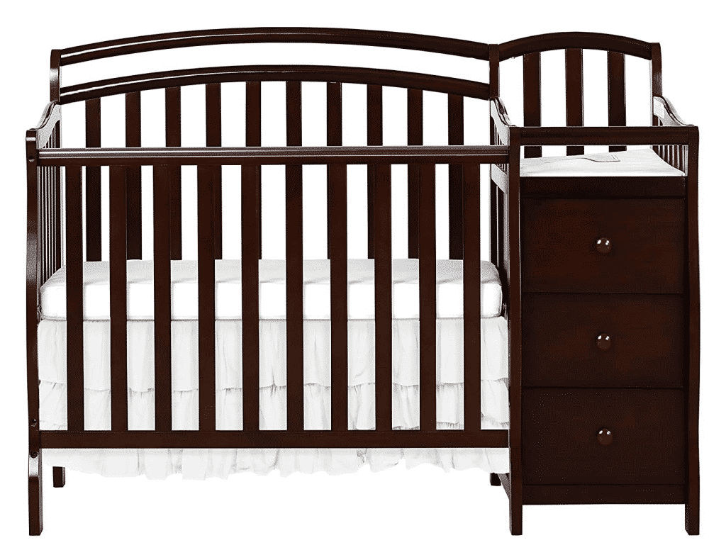 Dream On Me Casco 3-in-1 Mini Crib & Changing Table