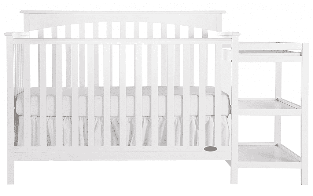 Dream On Me Chloe 5-in-1 Convertible Crib and Changer