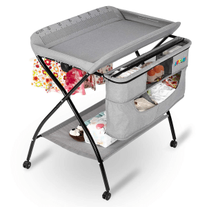 JOYMOR Folding Mobile Diaper Changing Table