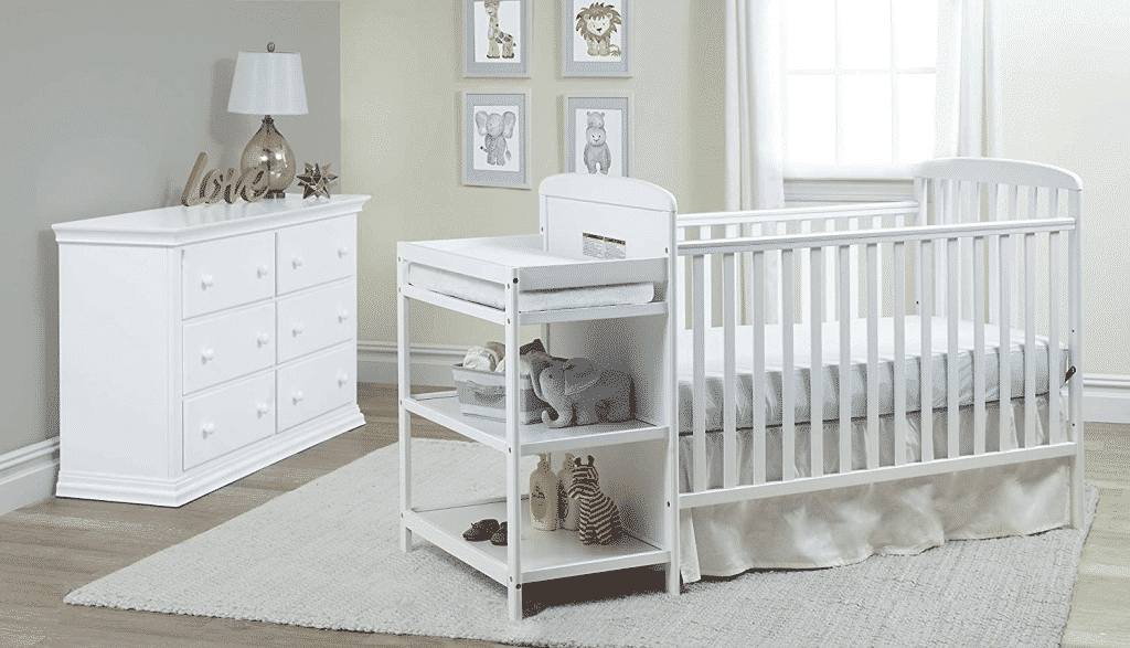 Suite Bebe Ramsey 3 in 1 Convertible Crib and Changer