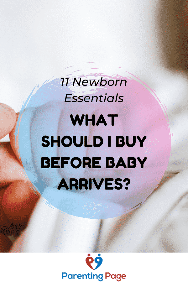 What should I buy before baby arrives?