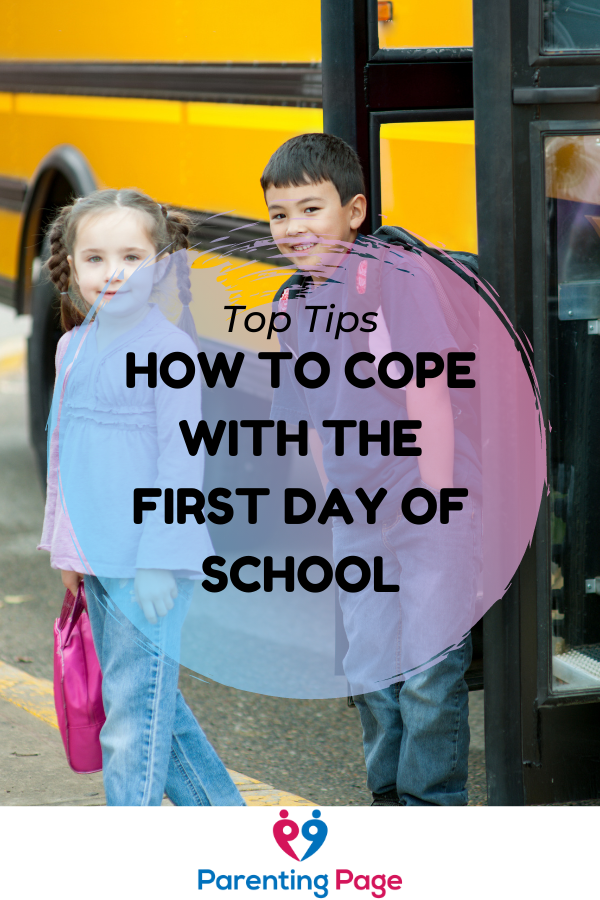 How To Cope With The First Day Of School Pinterest